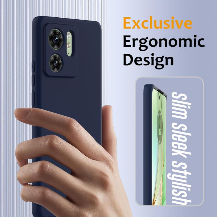 For Motorola Edge 40 Shockproof Silicone Magsafe Phone Case(Navy Blue) - free shipping - PMC TechLife - Order now!