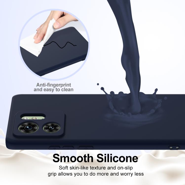 For Motorola Edge 40 Shockproof Silicone Magsafe Phone Case(Navy Blue) - free shipping - PMC TechLife - Order now!