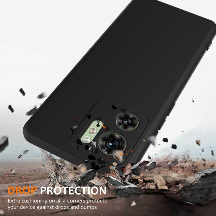 For Motorola Edge 40 Shockproof Silicone Magsafe Phone Case(Black) - free shipping - PMC TechLife - Order now!