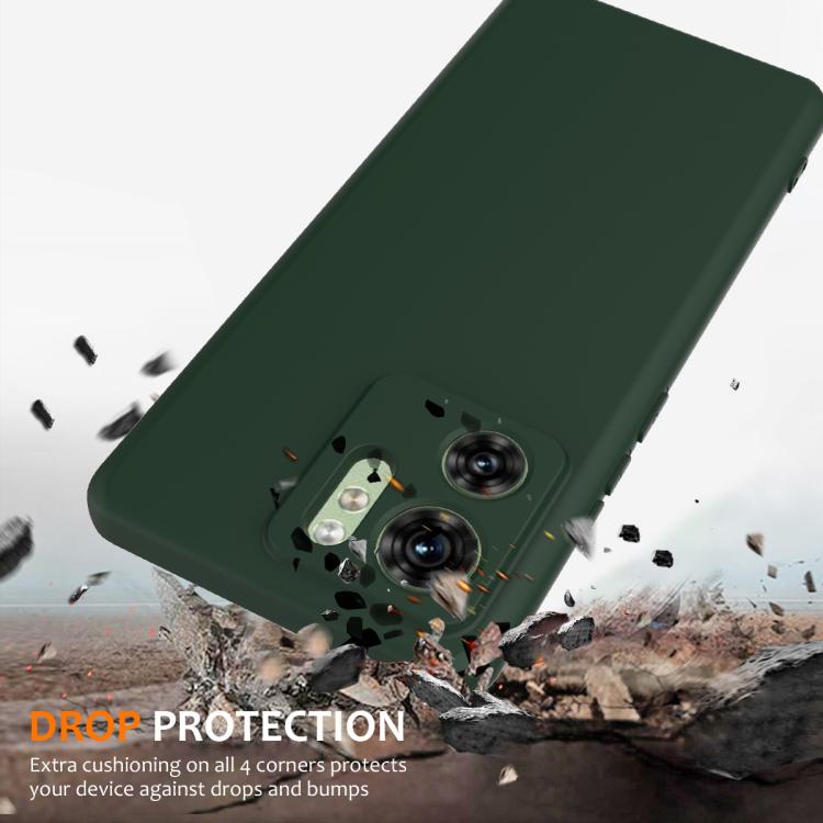 For Motorola Edge 40 Shockproof Silicone Magsafe Phone Case(Dark Green) - free shipping - PMC TechLife - Order now!