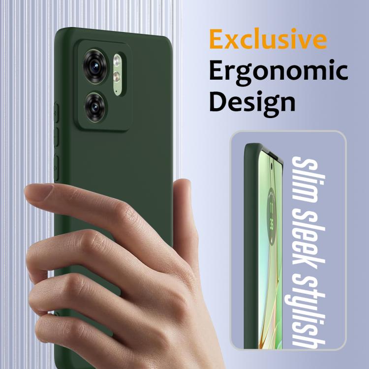 For Motorola Edge 40 Shockproof Silicone Magsafe Phone Case(Dark Green) - free shipping - PMC TechLife - Order now!