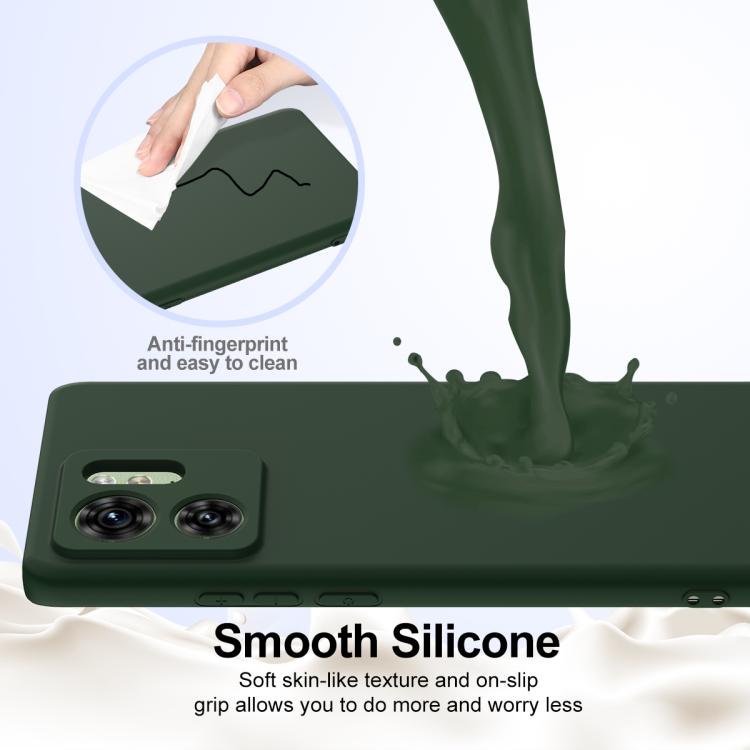 For Motorola Edge 40 Shockproof Silicone Magsafe Phone Case(Dark Green) - free shipping - PMC TechLife - Order now!