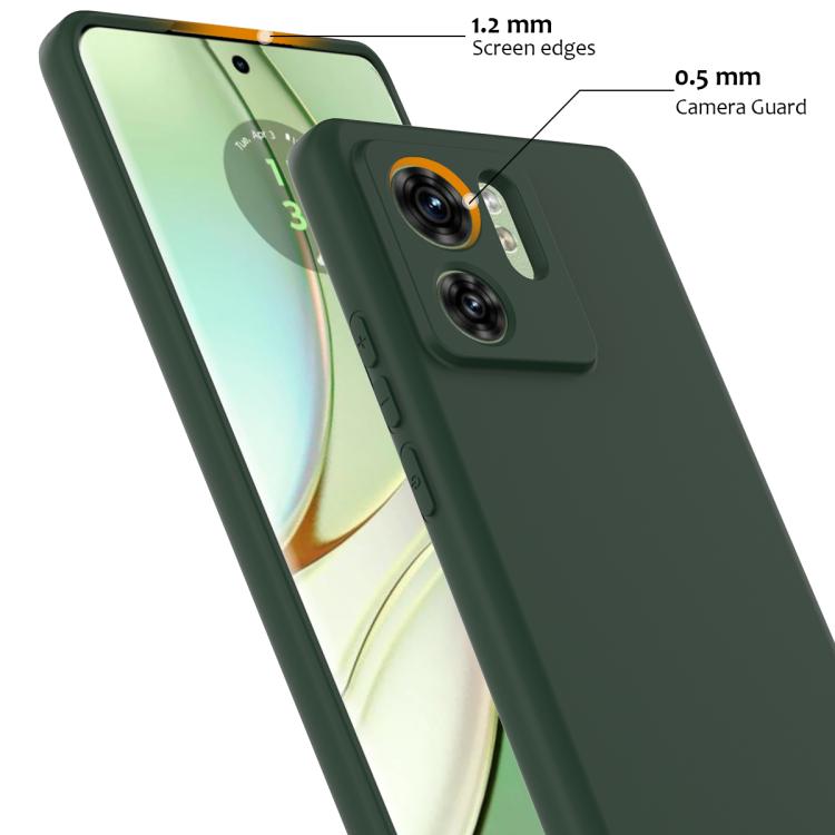 For Motorola Edge 40 Shockproof Silicone Magsafe Phone Case(Dark Green) - free shipping - PMC TechLife - Order now!