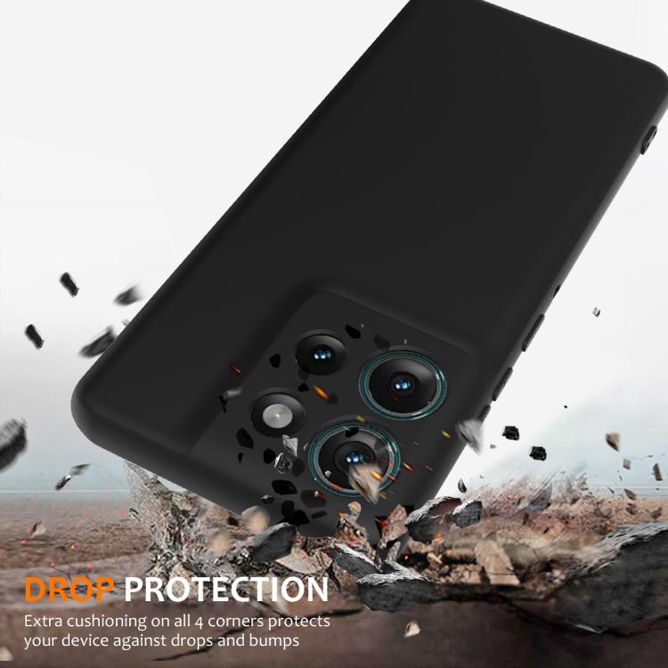 For Motorola Edge 50 5G Shockproof Silicone Magsafe Phone Case(Black) - free shipping - PMC TechLife - Order now!