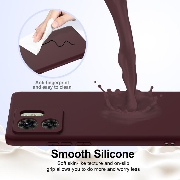 For Motorola Edge 2023 Shockproof Silicone Magsafe Phone Case(Plum Color) - free shipping - PMC TechLife - Order now!