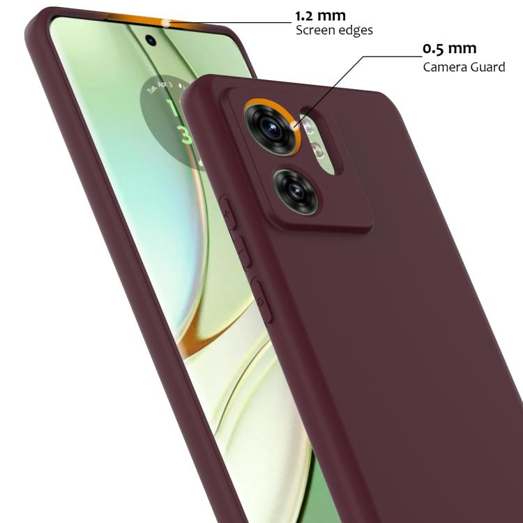 For Motorola Edge 2023 Shockproof Silicone Magsafe Phone Case(Plum Color) - free shipping - PMC TechLife - Order now!