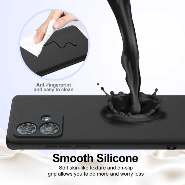For Motorola Edge 40 Neo Shockproof Silicone Magsafe Phone Case(Black) - free shipping - PMC TechLife - Order now!