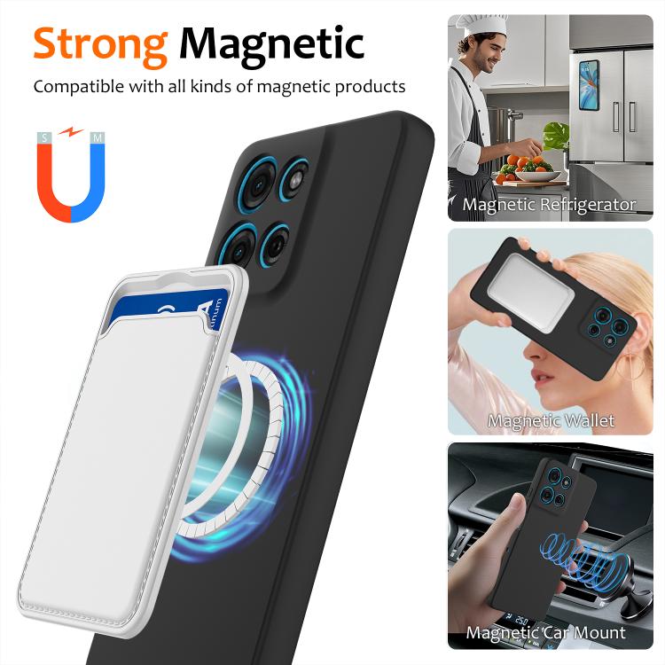For Motorola Moto G86 5G Shockproof Silicone Magsafe Phone Case(Black) - free shipping - PMC TechLife - Order now!