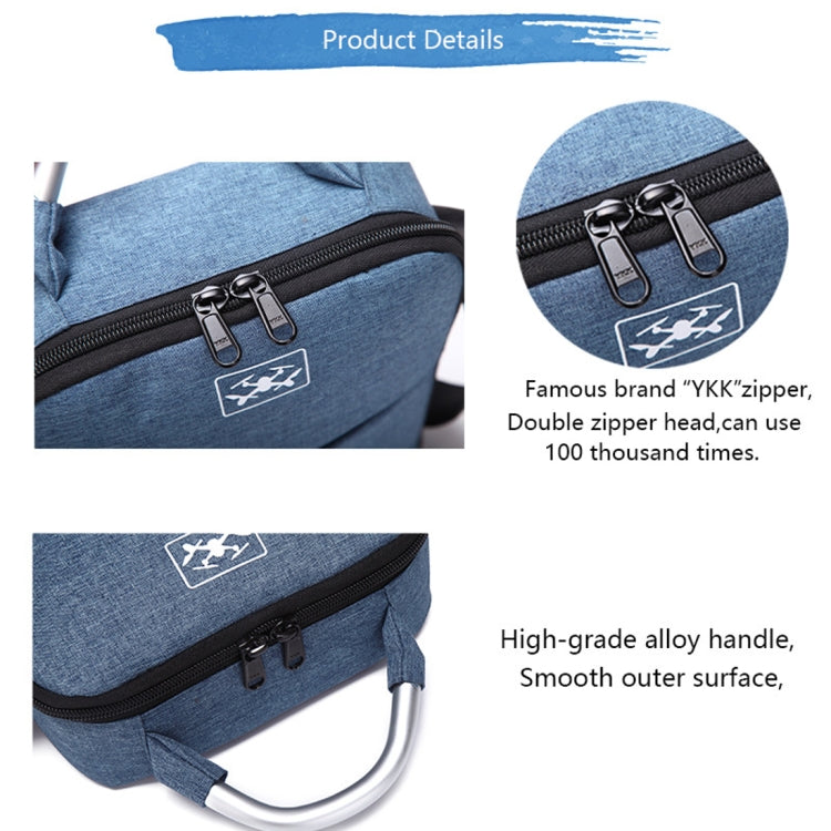 For DJI Mavic Air 2 Portable Oxford Cloth Shoulder Storage Bag Protective Box(Blue Red) - Carry Cases & Bags by PMC TechLife | Online Shopping South Africa | PMC TechLife | Buy Now Pay Later Mobicred