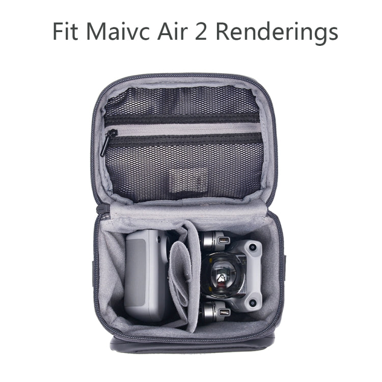 For DJI Mavic Air 2 Waterproof Portable Storage Bag Protective Box(Grey) - Backpacks & Bags by PMC Jewellery | Online Shopping South Africa | PMC Jewellery | Buy Now Pay Later Mobicred