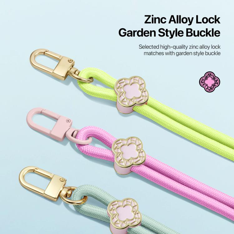 DUX DUCIS Garden Series Begonia Pattern Adjustable Crossbody Phone Lanyard(Pink) - free shipping - PMc TechLife - Order now!