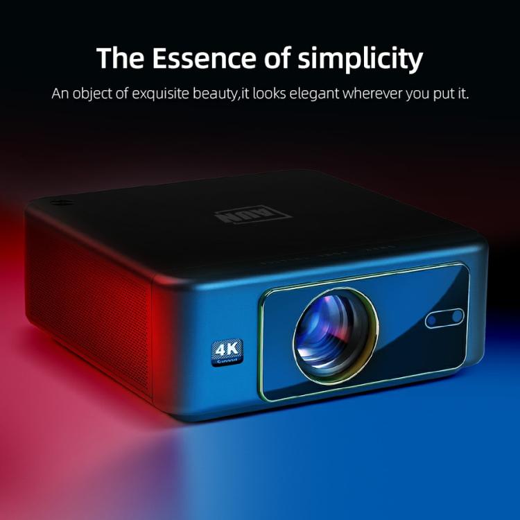 AUN U002 1920x1080P 970ANSI Android 12 Home Theater Smart Projector, AU Plug(Dark Grey) - free shipping - PMc TechLife - Order now!