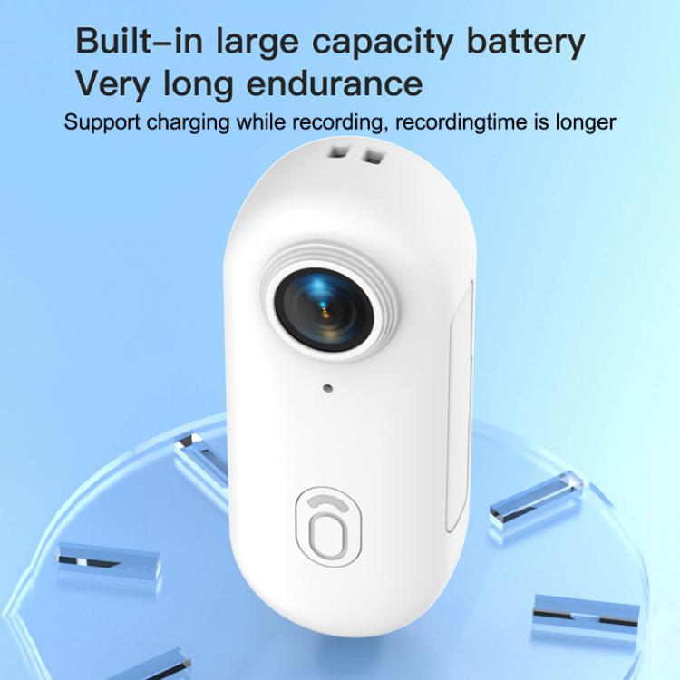 H88 4K Thumb Sports Camera Mini WiFi Camera, Specification:Standard Version(White) - Video Cameras by PMC TechLife | Online Shopping South Africa | PMC TechLife | Buy Now Pay Later Mobicred