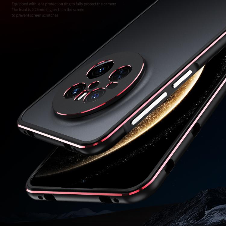For Huawei Mate 70 Aurora Series Lens Protector + Metal Frame Phone Case(Silver) - Huawei Cases by PMC TechLife | Online Shopping South Africa | PMC TechLife | Buy Now Pay Later Mobicred