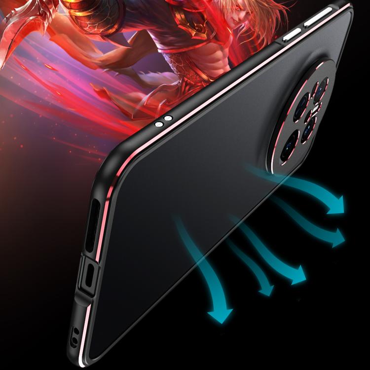 For Huawei Mate 70 Aurora Series Lens Protector + Metal Frame Phone Case(Silver) - Huawei Cases by PMC TechLife | Online Shopping South Africa | PMC TechLife | Buy Now Pay Later Mobicred