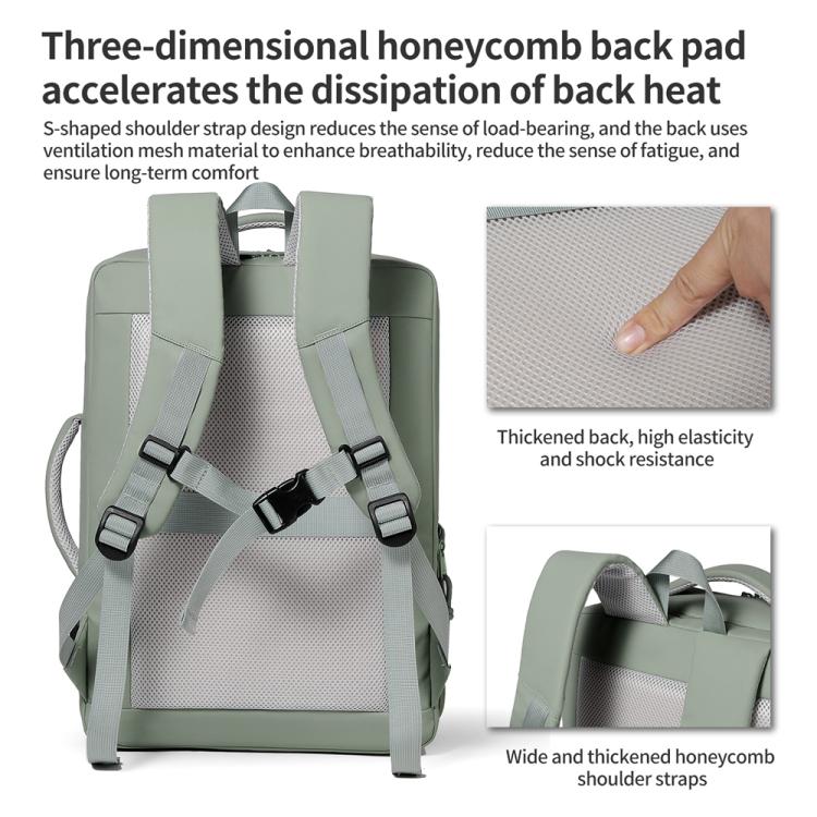 P960 Large Capacity Water Resistant Fashionable Backpack(Dark Grey) - Backpack by PMC TechLife | Online Shopping South Africa | PMC TechLife | Buy Now Pay Later Mobicred