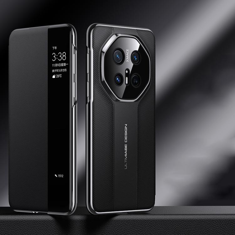 For Huawei Mate 70 Pro / 70 Pro+ Smart View Window Imitation Ultimate Design Phone Case(Black) - Huawei Cases by PMC TechLife | Online Shopping South Africa | PMC TechLife | Buy Now Pay Later Mobicred