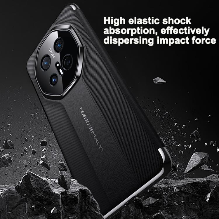 For Huawei Mate 70 Pro / 70 Pro+ Smart View Window Imitation Ultimate Design Phone Case(Gold) - Huawei Cases by PMC TechLife | Online Shopping South Africa | PMC TechLife | Buy Now Pay Later Mobicred