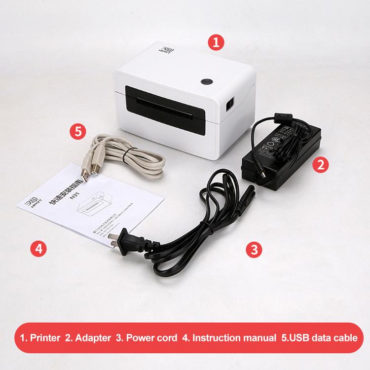 HPRT N31 Computer Version Express Electronic Waybill Printer, Plug:EU Plug(White) - Printer by PMC TechLife | Online Shopping South Africa | PMC TechLife | Buy Now Pay Later Mobicred