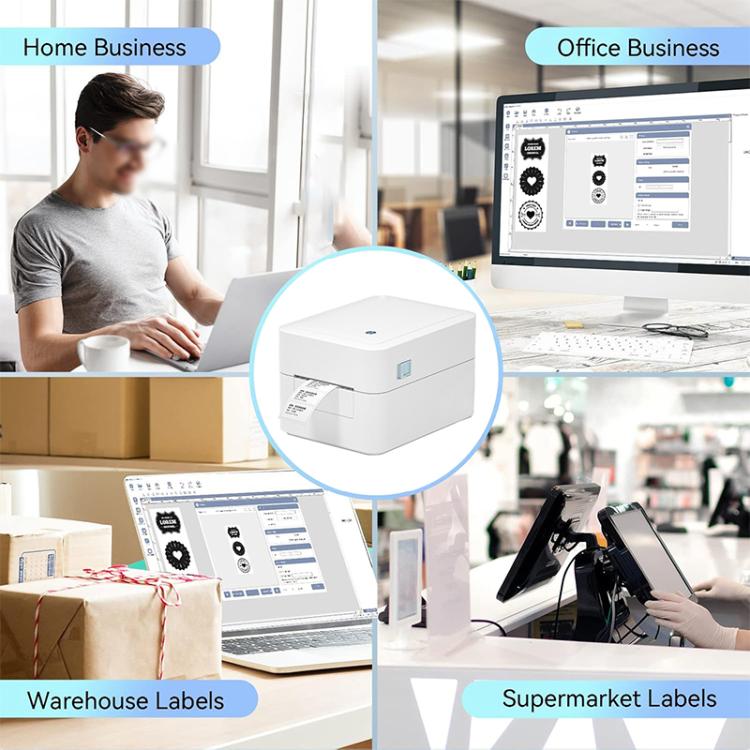 HPRT D35 Bluetooth Version Express Electronic Waybill Printer, Plug:AU Plug(White) - Printer by PMC TechLife | Online Shopping South Africa | PMC TechLife | Buy Now Pay Later Mobicred