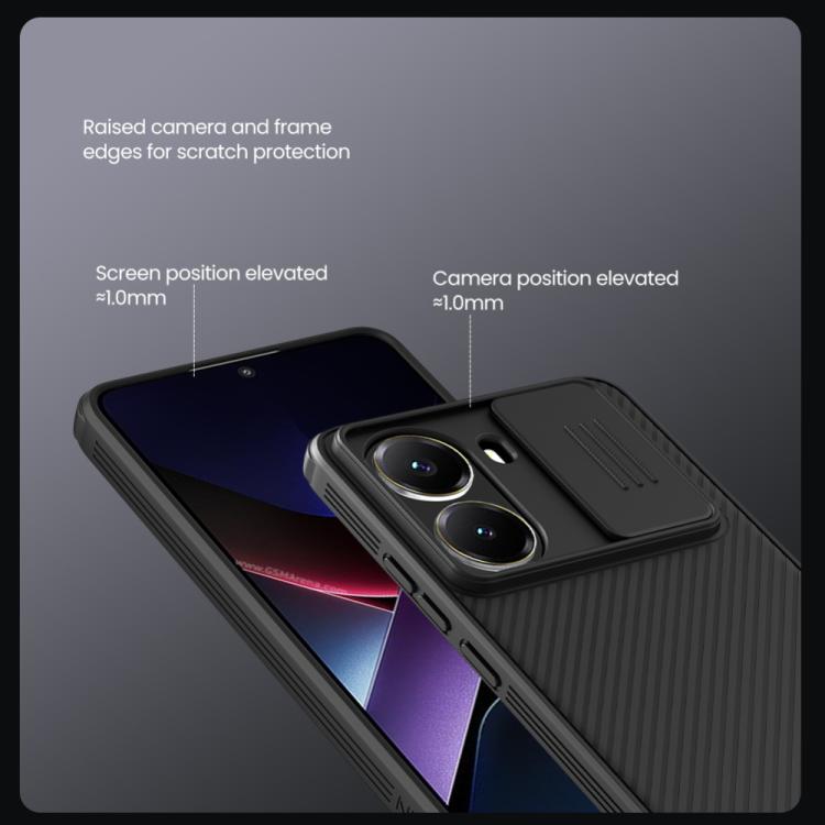For Xiaomi Poco X7 Pro NILLKIN CamShield Pro Magnetic PC Phone Case(Black) - free shipping - PMc TechLife - Order now!