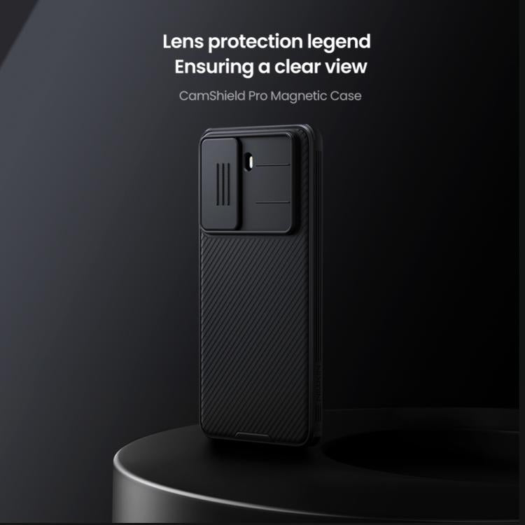 For Redmi Turbo 4 NILLKIN CamShield Pro Magnetic PC Phone Case(Black) - Xiaomi Cases by NILLKIN | Online Shopping South Africa | PMc TechLife | Buy Now Pay Later Mobicred
