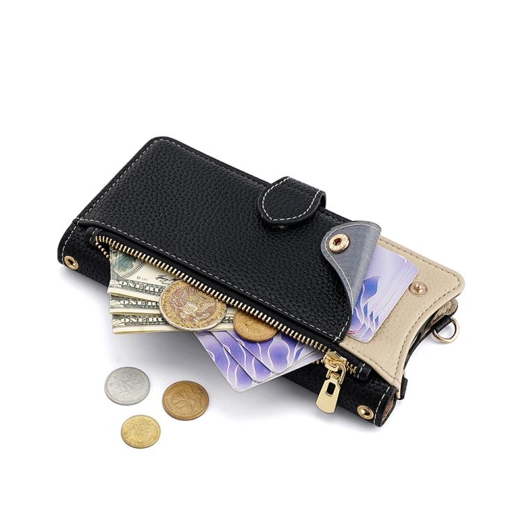 For Infinix Note 40 5G Crossbody Chain Fishtail Litchi Leather Phone Case(Black) - Infinix Cases by PMC TechLife | Online Shopping South Africa | PMC TechLife | Buy Now Pay Later Mobicred