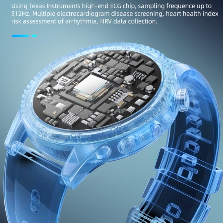 H9 1.43 inch Leather Strap ECG Smart Watch Supports Bluetooth Calls/Smart Voice Assistant(Black) - free shipping - PMC TechLife - Order now!
