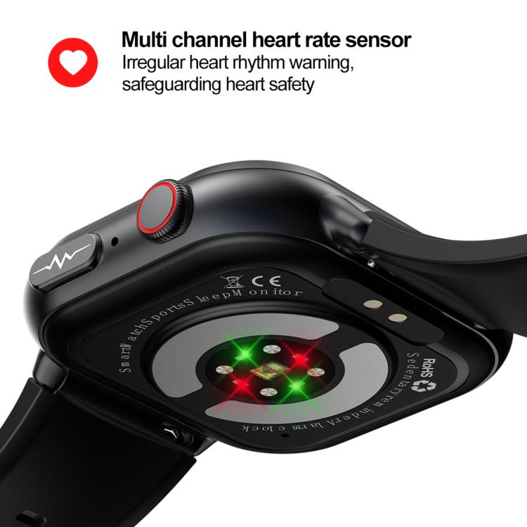 TK17 1.91 inch Horizontal Screen Silicone Strap Smart Watch Supports ECG Electrocardiogram(Pink) - free shipping - PMC TechLife - Order now!