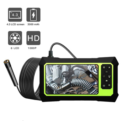 8mm 1080P IP68 Waterproof 4.3 inch Screen Dual Camera Digital Endoscope, Line Length:5m -  by PMC Jewellery | Online Shopping South Africa | PMC Jewellery | Buy Now Pay Later Mobicred