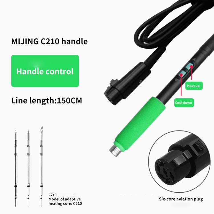Mijing MJ-H1 Universal Soldering Station Control Handle, Model:C210 - free shipping - PMc TechLife - Order now!