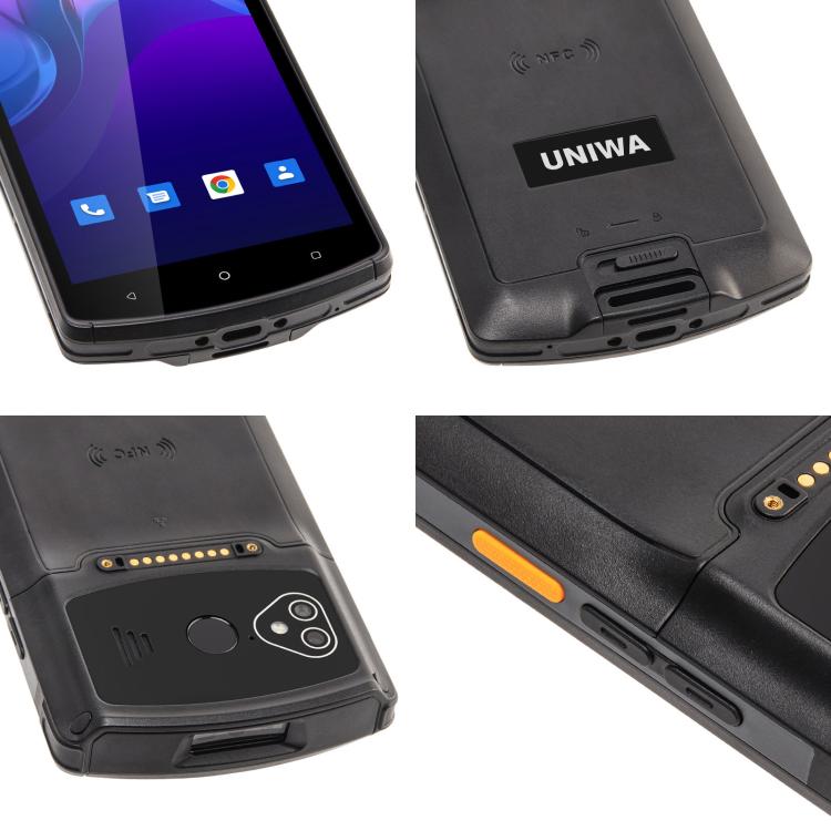 UNIWA V7S PDA Barcode Scanner Rugged Phone, 4GB+64GB, 5.7 inch Android 12 Mediatek MT6762 Octa Core, NFC, Network: 4G, Plug:US Plug(Black) - free shipping - PMc TechLife - Order now!