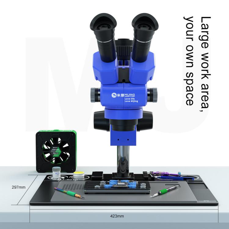 Mijing Fixed Rod Diameter 32mm Universal Microscope Aluminum Alloy Big Base, Mold:MJ-4070 - free shipping - PMC TechLife - Order now!