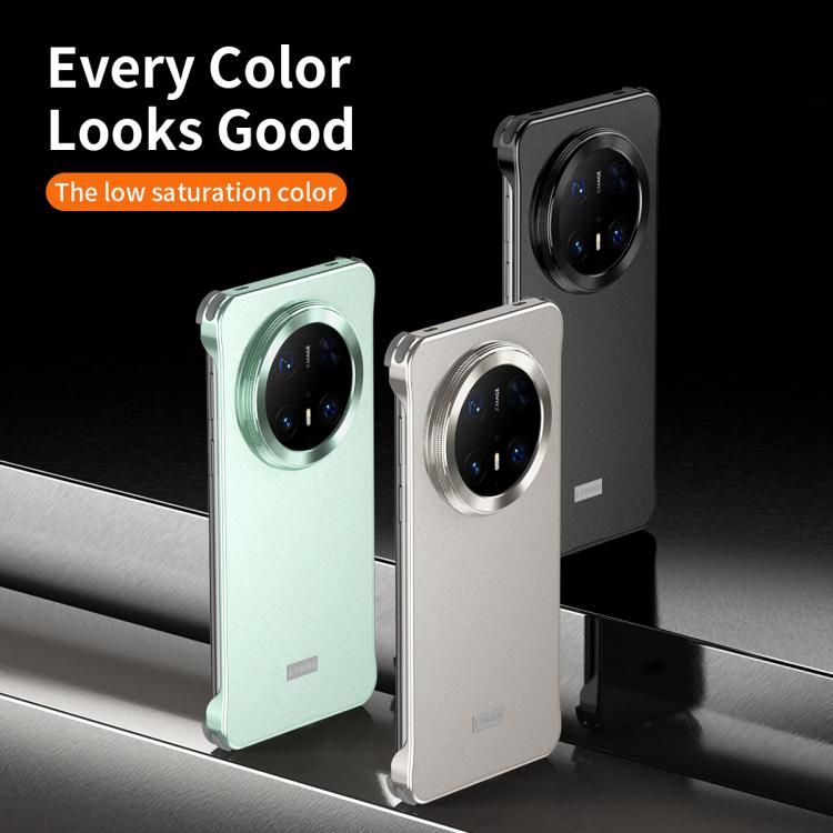 For Huawei Mate 60 Pro Micro Frosted Metal Phone Case(Green) - Huawei Cases by PMC TechLife | Online Shopping South Africa | PMC TechLife | Buy Now Pay Later Mobicred