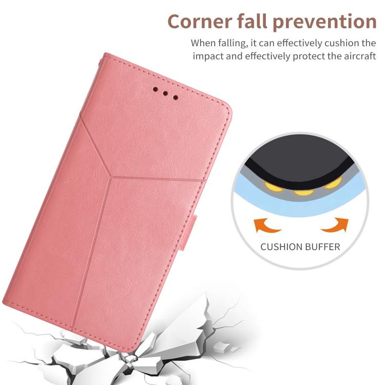 For Tecno Spark 40 Pro 4G Y-shaped Pattern Flip Leather Phone Case(Pink) - free shipping - PMC TechLife - Order now!