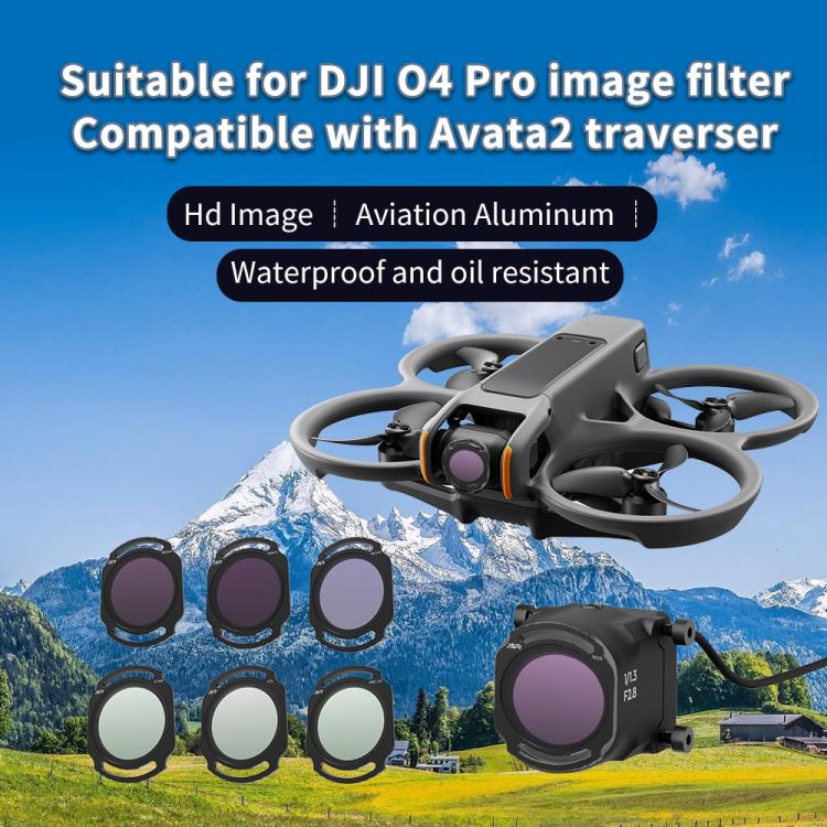 For DJI O4 Air Unit Pro / Avata 2 JSR YB Series Camera Lens Filter, Filter:8 in 1 Mixed Filter - free shipping - PMC TechLife - Order now!