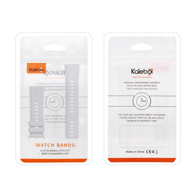 Kalebol 22mm Universal Silicone Watch Strap(Topa Blue) - 22mm Bands by Kalebol | Online Shopping South Africa | PMc TechLife | Buy Now Pay Later Mobicred