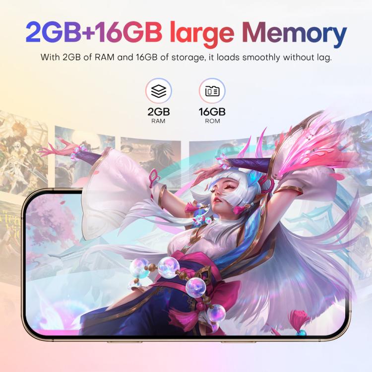 A88 / i16 Pro Max, 2GB+16GB, 6.6 inch Android 8.1 MTK6580A Quad Core, OTG, Network: 3G, Dual SIM, Plug:AU Plug(Titanium Grey) - free shipping - PMc TechLife - Order now!