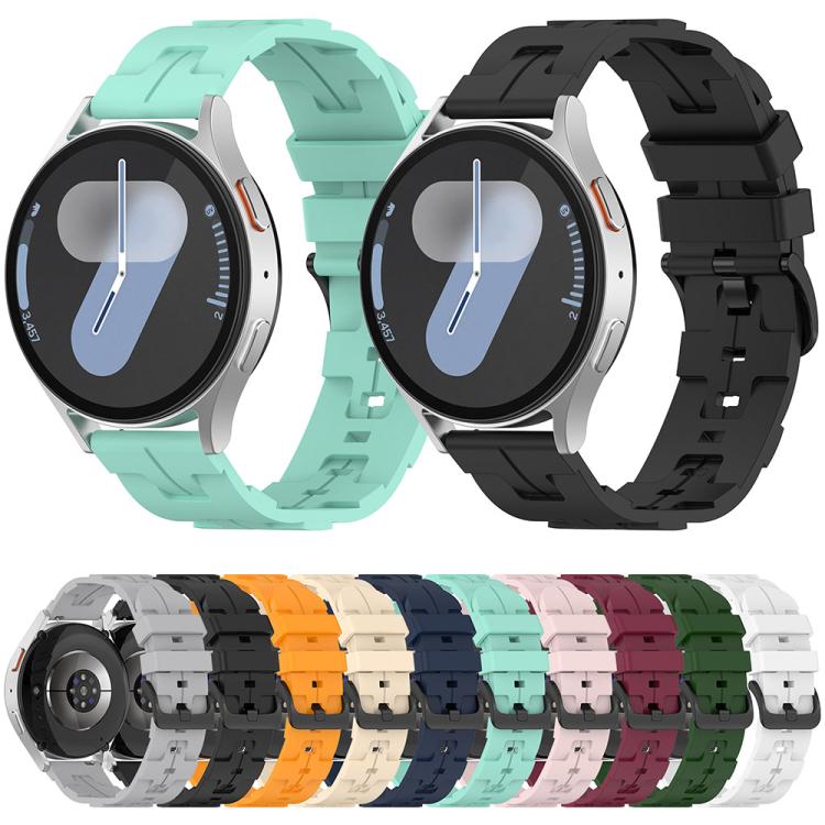 20mm Kalebol Solid Color Black Buckle Round Tail Silicone Watch Band(Navy Blue) - free shipping - PMc TechLife - Order now!