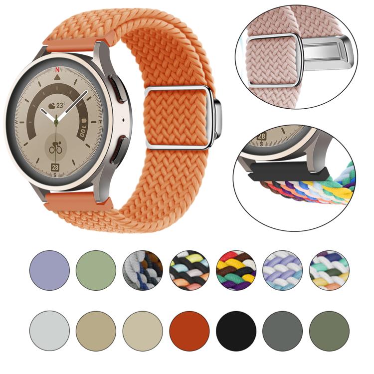 20mm Kalebol Nylon Braided Loop Magnetic Buckle Watch Band(Light Grey) - free shipping - PMc TechLife - Order now!