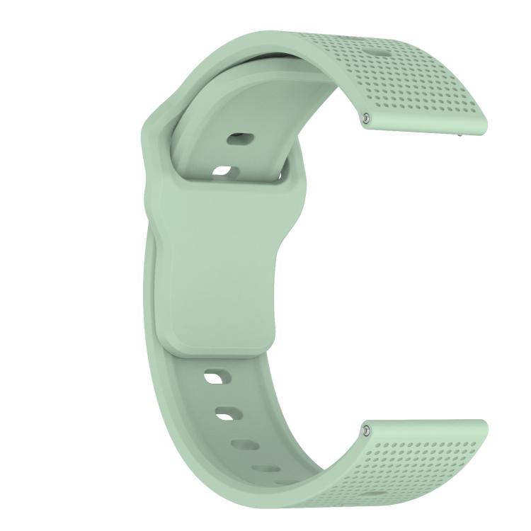 20mm Kalebol Dot Studded Buckle Silicone Watch Band(Teal) - free shipping - PMc TechLife - Order now!