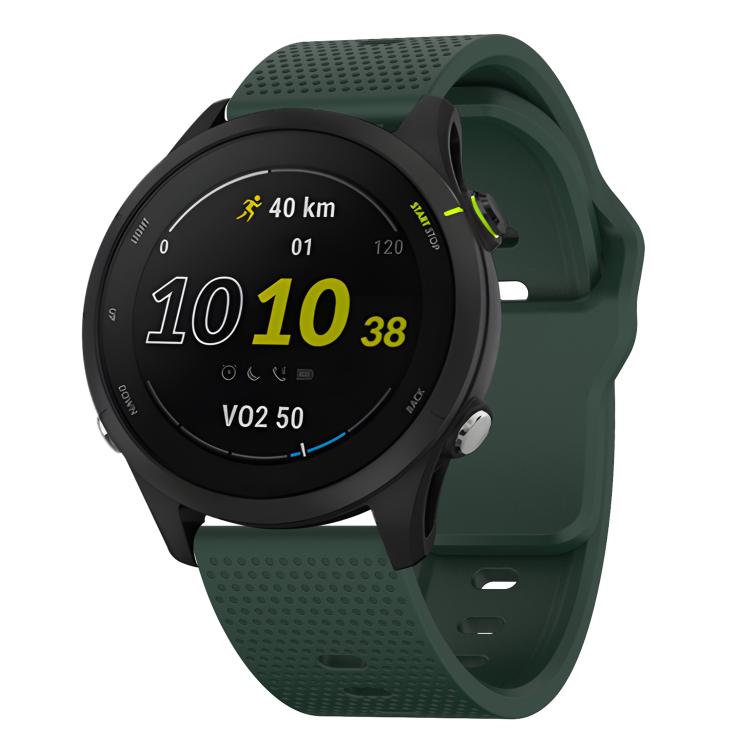 22mm Kalebol Dot Studded Buckle Silicone Watch Band(Dark Green) - free shipping - PMc TechLife - Order now!