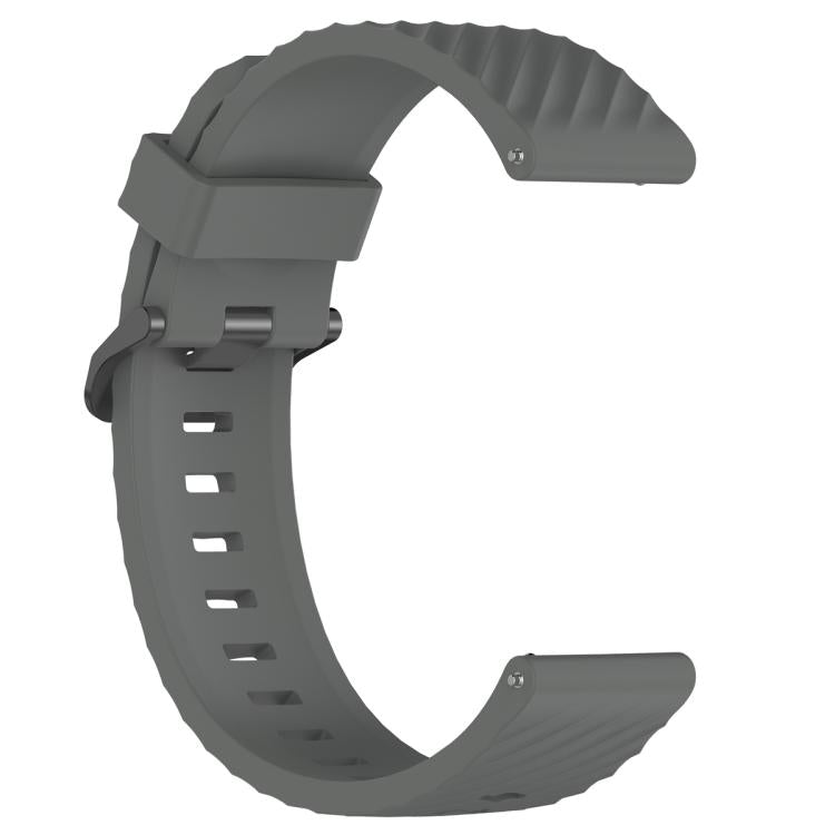 22mm Kalebol Steel Buckle Spruce Silicone Watch Band(Space Grey) - free shipping - PMc TechLife - Order now!