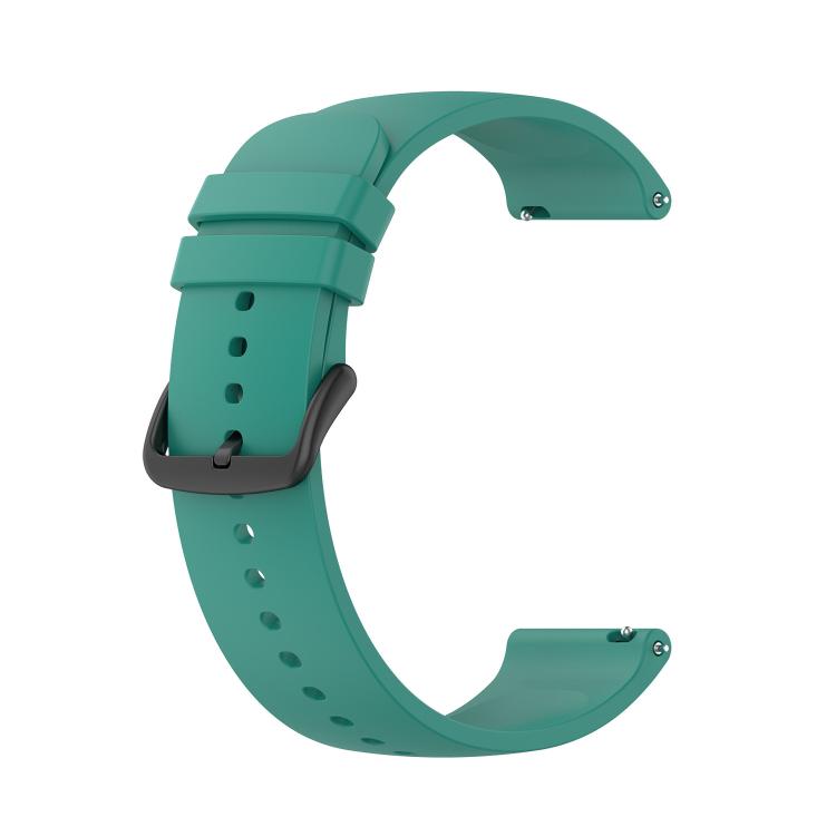 20mm Kalebol Round Tail Silicone Watch Band(Pine Green) - 20mm Bands by Kalebol | Online Shopping South Africa | PMc TechLife | Buy Now Pay Later Mobicred