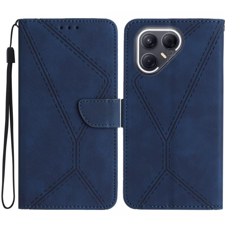 For Tecno Pova 7 Ultra 5G Stitching Embossed Leather Phone Case(Blue) - free shipping - PMC TechLife - Order now!