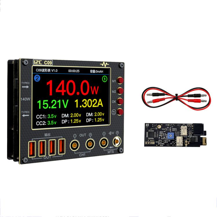 i2C C09 Charge Detection / Voltage Measurement Digital Waveform Ammeter, Model:With Expansion  Board - free shipping - PMC TechLife - Order now!