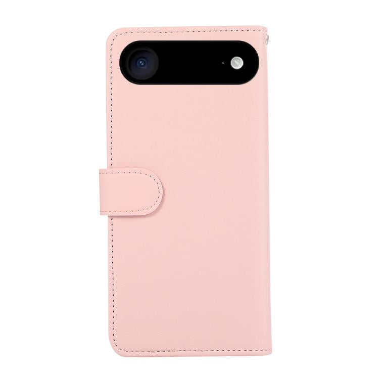 For iPhone 17 Air ABEEL Delicate Texture Splicing RFID Leather Phone Case(Pink) - free shipping - PMc TechLife - Order now!