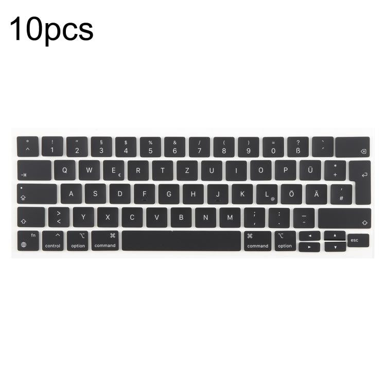 For MacBook A2251 A2289 A2238 A2338 10pcs UK Big Enter Version Keycaps, Language:German - Keyboard by PMc TechLife | Online Shopping South Africa | PMc TechLife | Buy Now Pay Later Mobicred