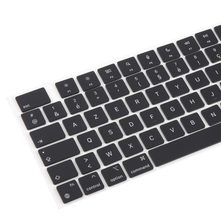 For MacBook A2681 A2941 A3113  A3114 10pcs UK Big Enter Version Keycaps, Language:French - free shipping - PMc TechLife - Order now!