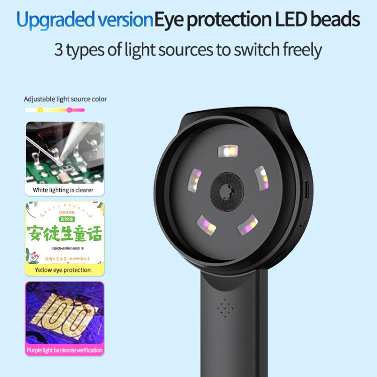 2.8 inch IPS Screen Industrial Handheld Digital Microscope(Black) - free shipping - PMc TechLife - Order now!